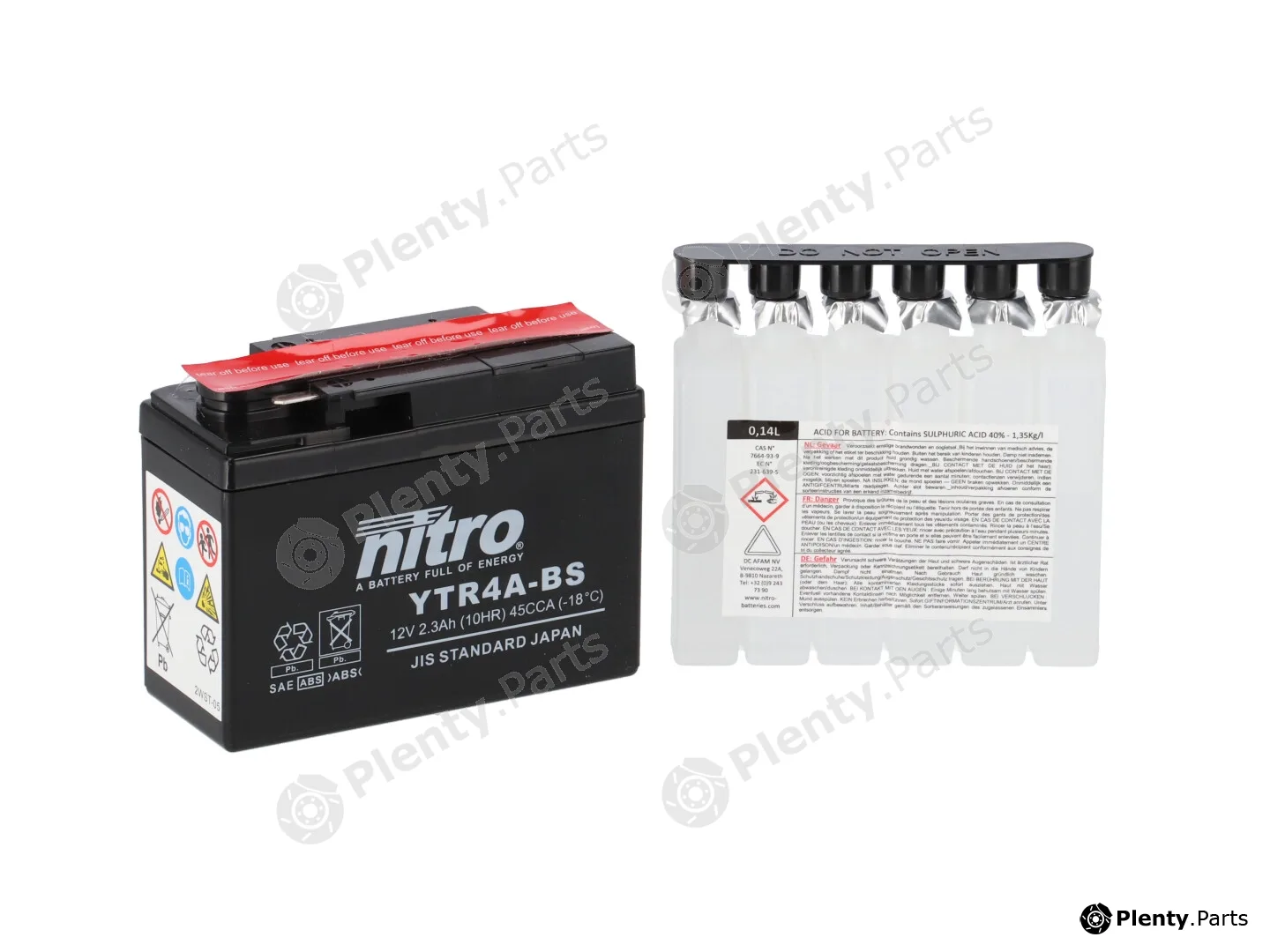 Nitro NTR4A-BS — Starter Battery