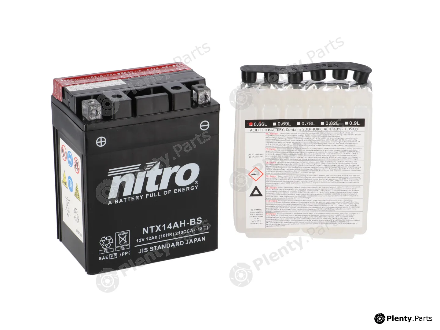 Nitro NTX14AH-BS — Starter Battery