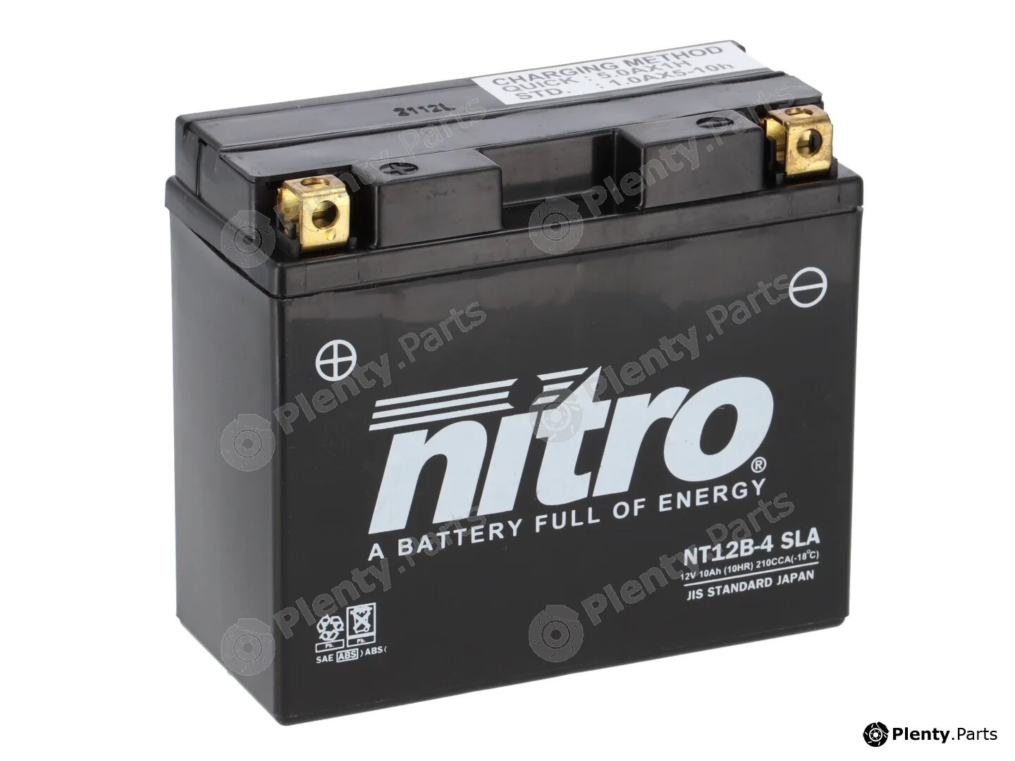 Nitro NT12B-4SLA — Starter Battery