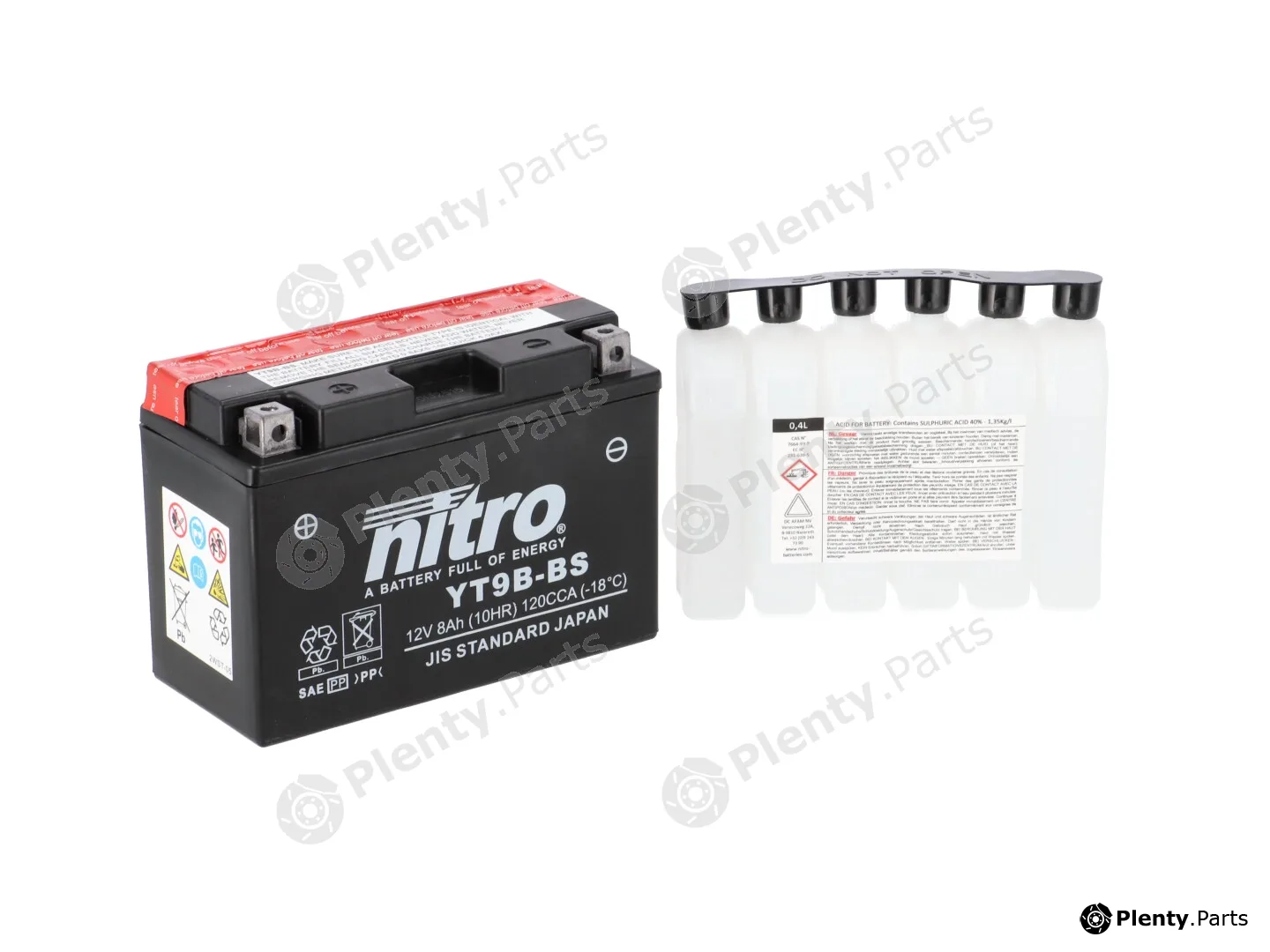 Nitro NT9B-BS — Starter Battery