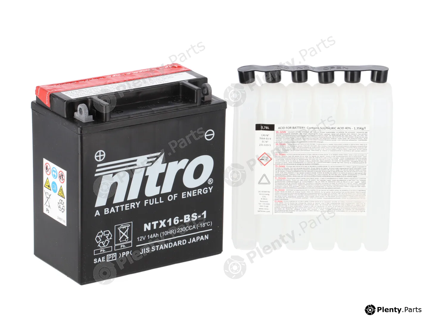 Nitro NTX16-BS-1 — Starter Battery