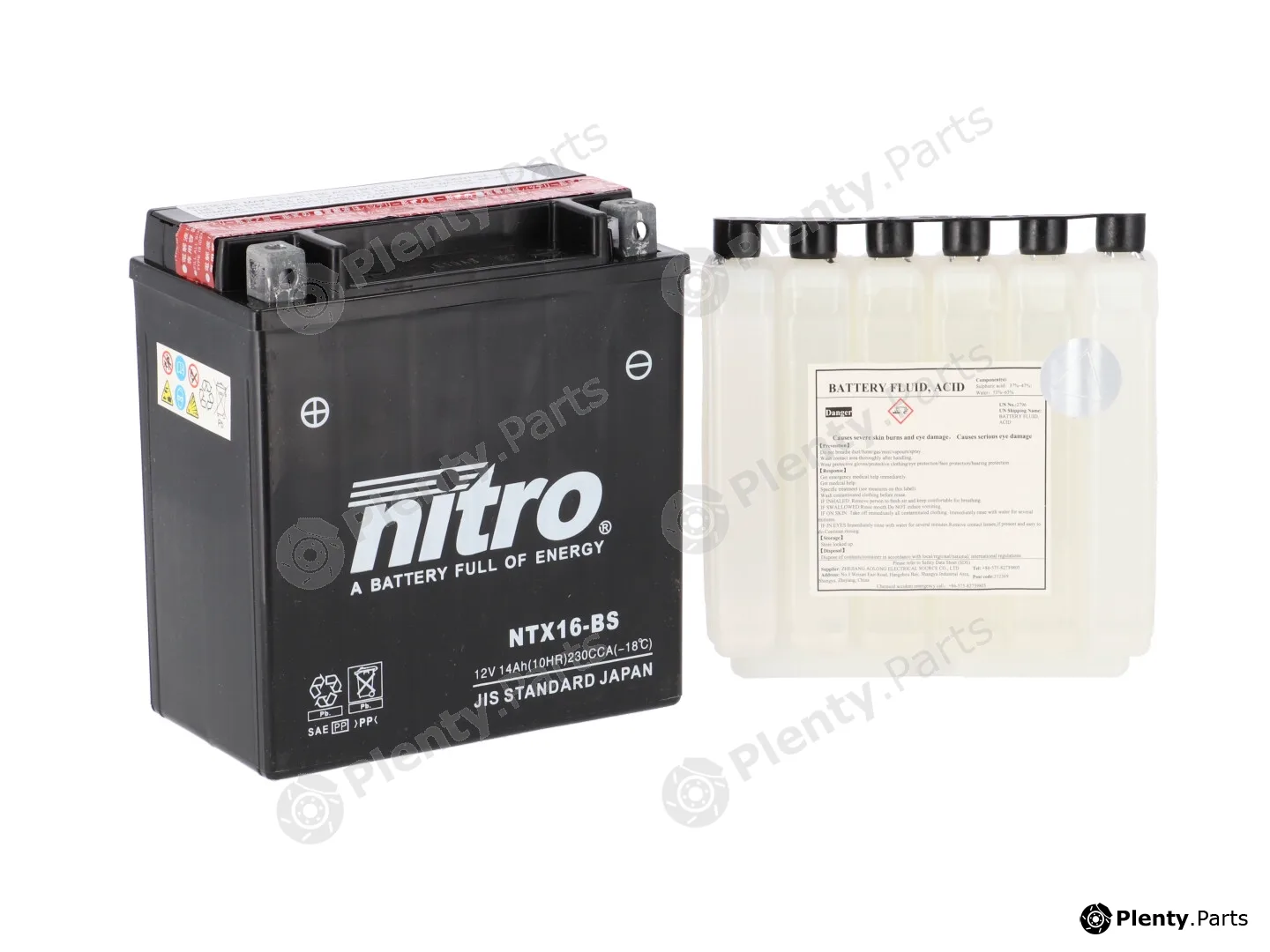 Nitro NTX16-BS — Starter Battery