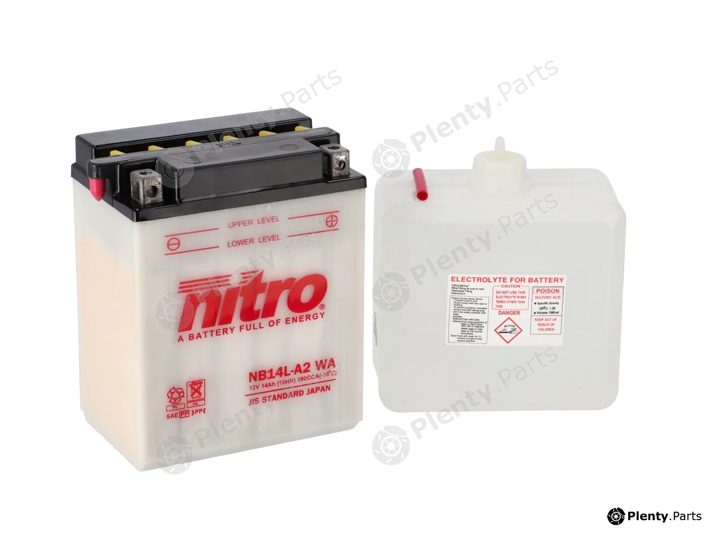Nitro NB14L-A2WA — Starter Battery