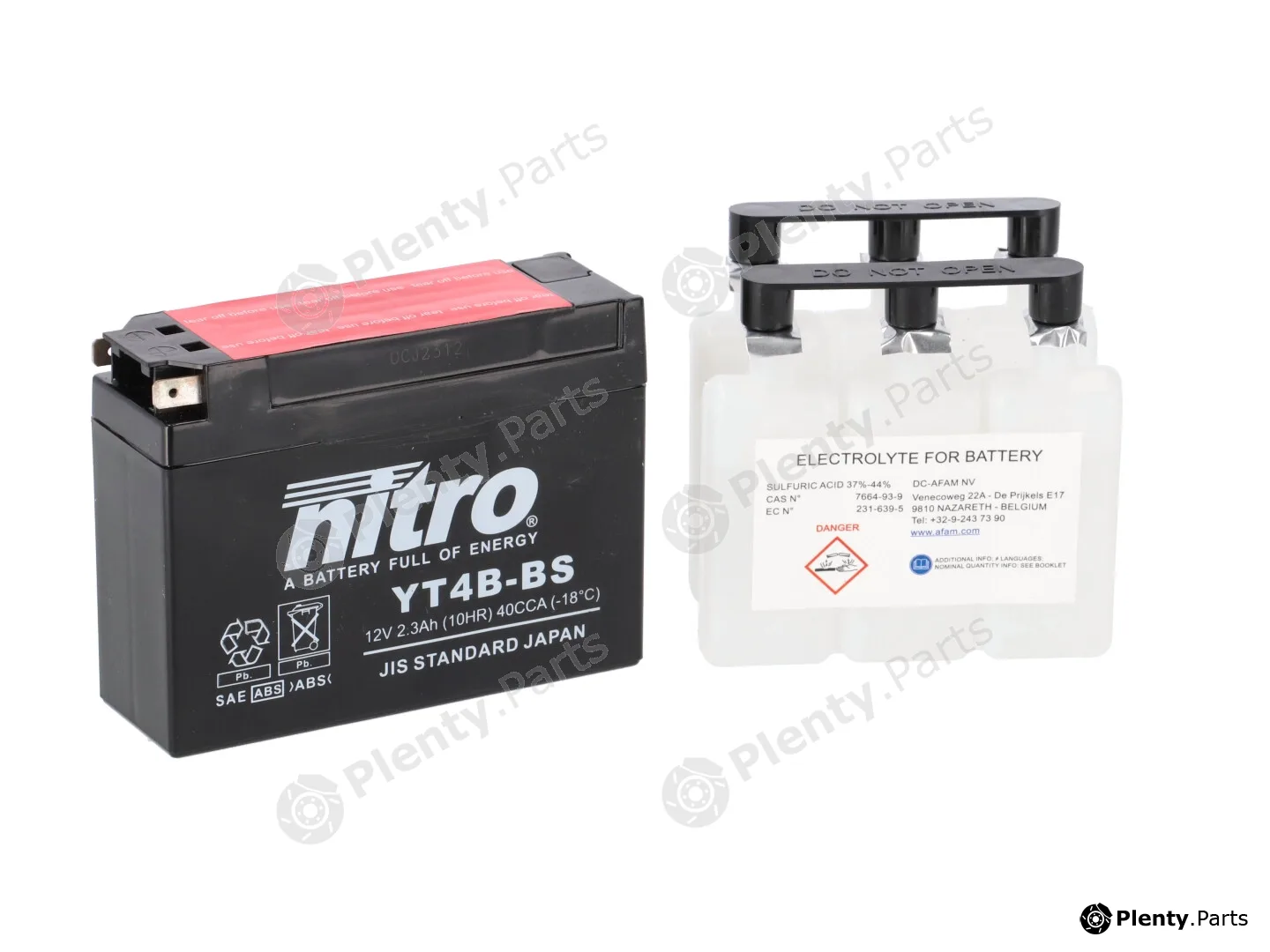 Nitro NT4B-BS — Starter Battery