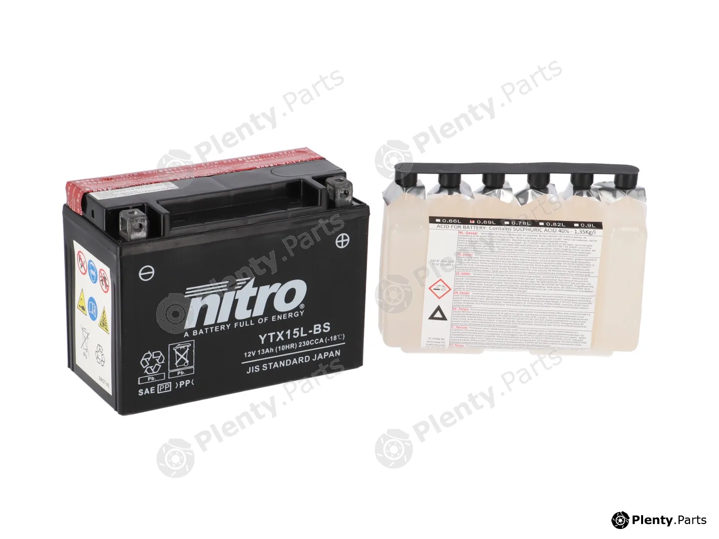 Nitro NTX15L-BS — Starter Battery
