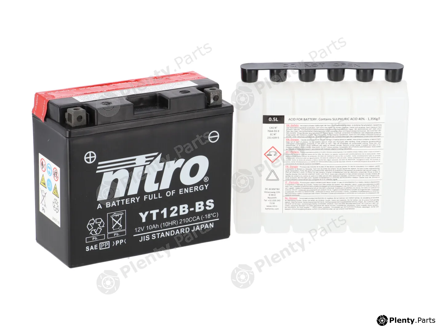 Nitro NT12B-BS — Starter Battery