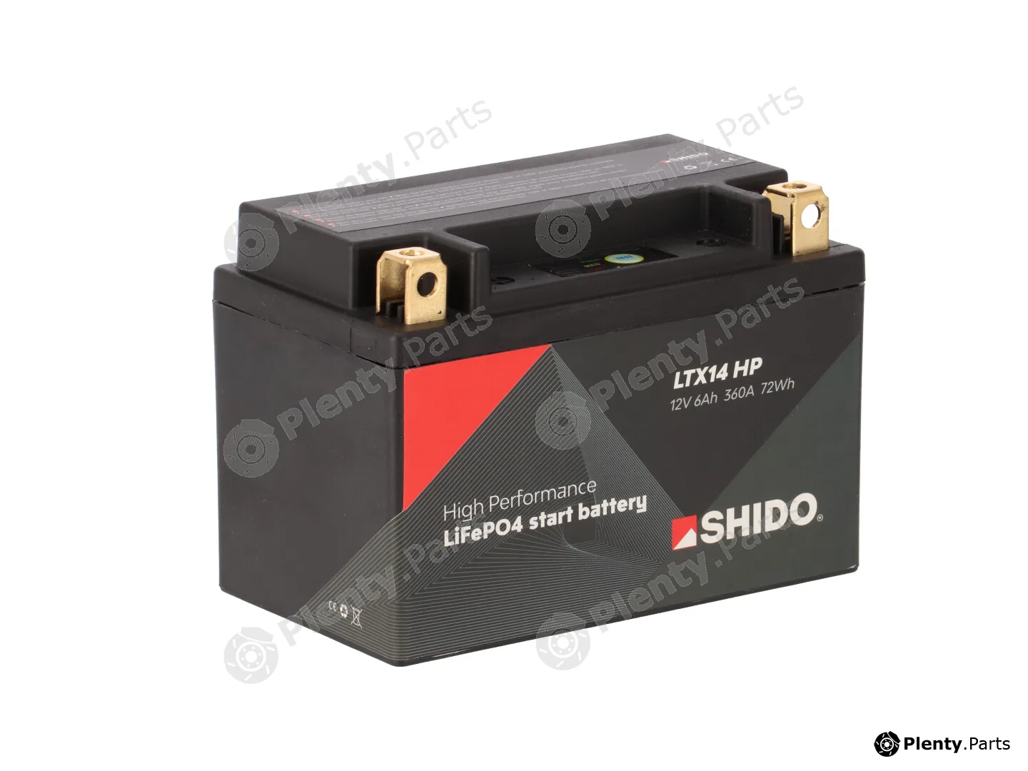 Shido LTX14HPLION-S- — Starter Battery
