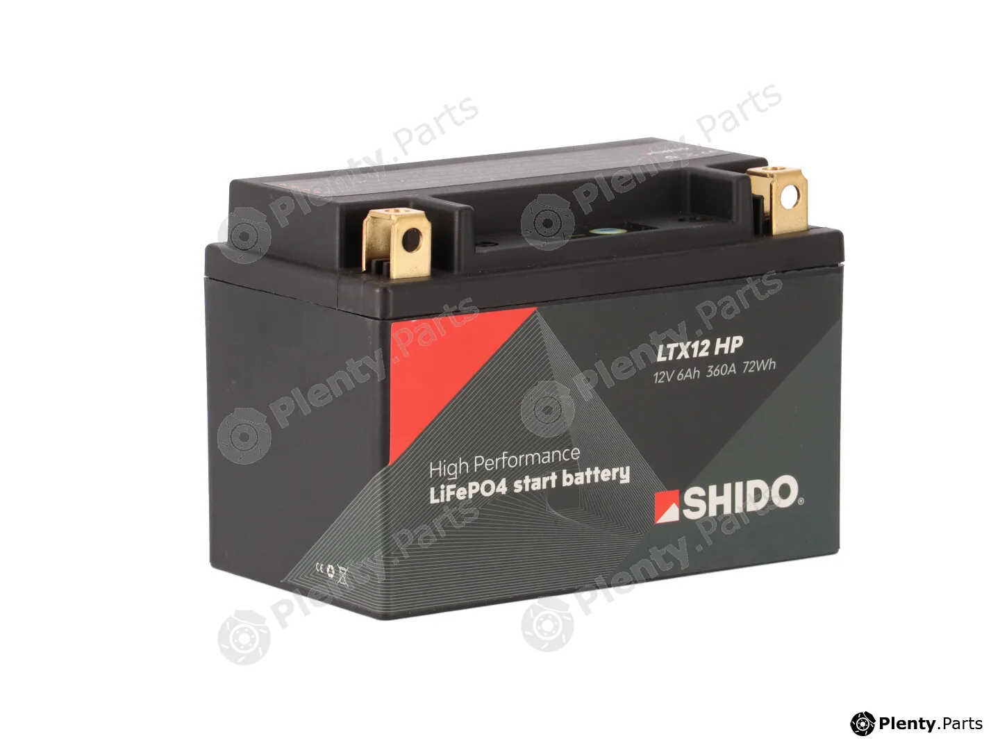 Shido LTX12HPLION-S- — Starter Battery