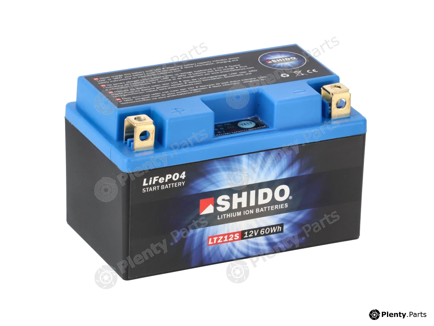 Shido LTZ12SLION-S- — Starter Battery