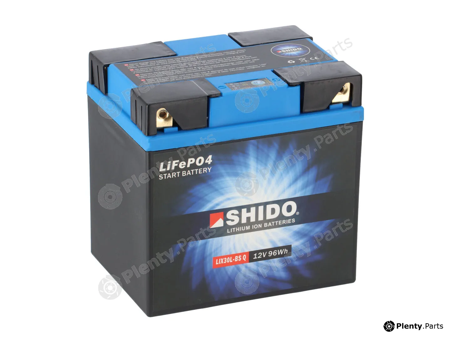 Shido LIX30L-BSQLION-S- — Starter Battery