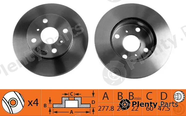SB BR12104T — Brake Disc