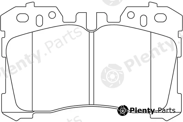 SB BP21833 — Brake Pad Set, disc brake