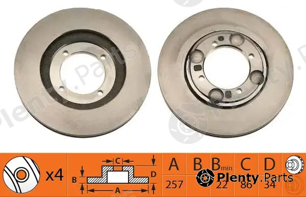 SB BR11104T — Brake Disc