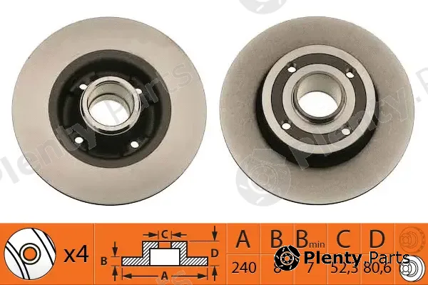 SB BR43110 — Brake Disc