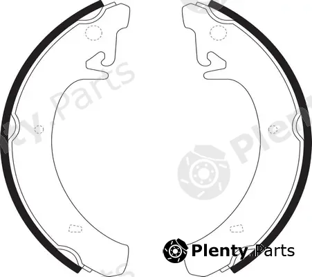 SB BS40511 — Brake Shoe Set