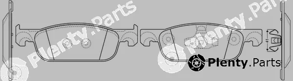SB BP43005 — Brake Pad Set, disc brake