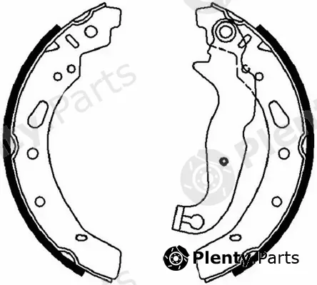 SB BS51630 — Brake Shoe Set