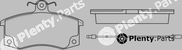 SB BP40223W — Brake Pad Set, disc brake