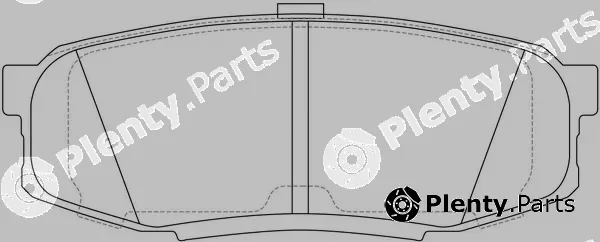 SB BP21542 — Brake Pad Set, disc brake