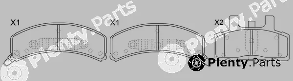 SB BP52308 — Brake Pad Set, disc brake
