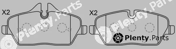 SB BP32021 — Brake Pad Set, disc brake