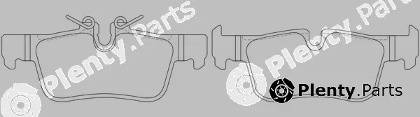 SB BP32015 — Brake Pad Set, disc brake