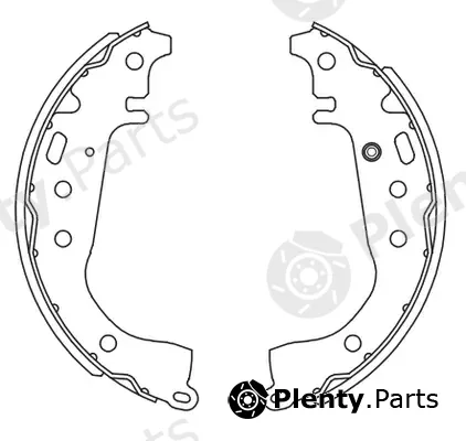 SB BS21342 — Brake Shoe Set