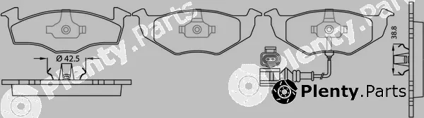 SB BP33113W — Brake Pad Set, disc brake