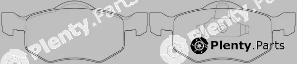 SB BP25805 — Brake Pad Set, disc brake