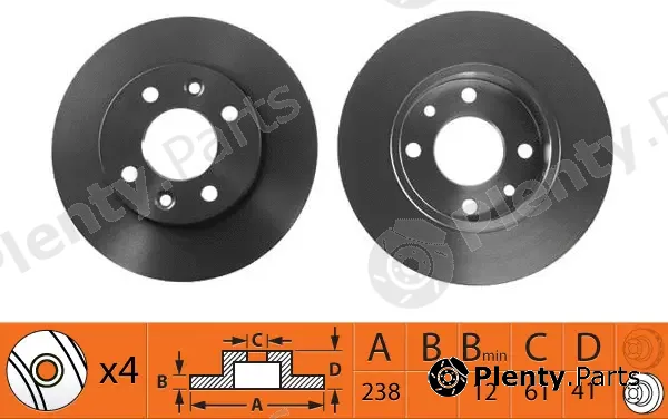SB BR43100 — Brake Disc