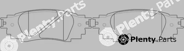 SB BP21006 — Brake Pad Set, disc brake