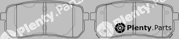 SB BP10457 — Brake Pad Set, disc brake