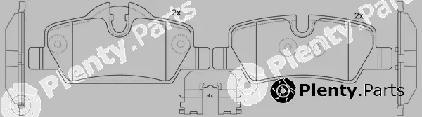 SB BP32020 — Brake Pad Set, disc brake