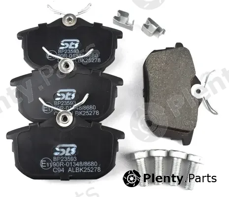 SB BP23593 — Brake Pad Set, disc brake