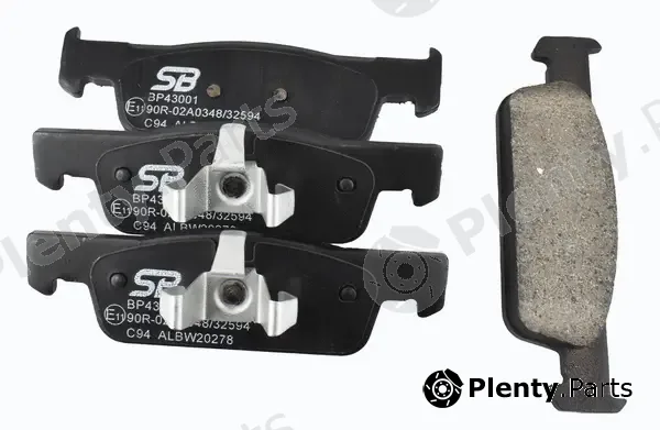 SB BP43001 — Brake Pad Set, disc brake