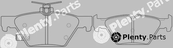 SB BP27001 — Brake Pad Set, disc brake