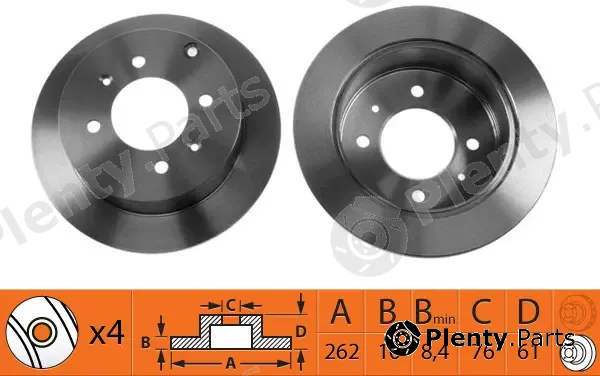 SB BR11110 — Brake Disc
