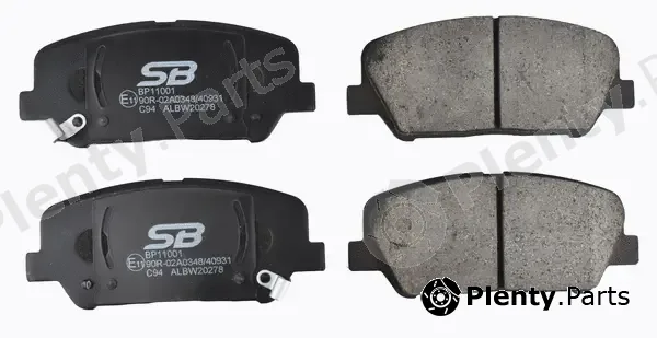 SB BP11001 — Brake Pad Set, disc brake