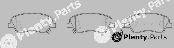 SB BP11007 — Brake Pad Set, disc brake