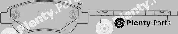 SB BP21841 — Brake Pad Set, disc brake