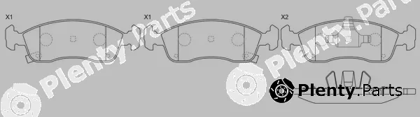 SB BP52018 — Brake Pad Set, disc brake