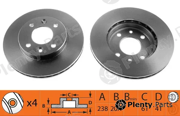 SB BR43102T — Brake Disc