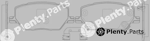 SB BP41005 — Brake Pad Set, disc brake