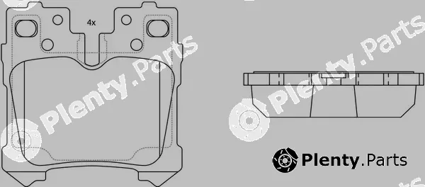 SB BP21844 — Brake Pad Set, disc brake