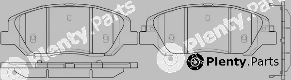 SB BP10446 — Brake Pad Set, disc brake