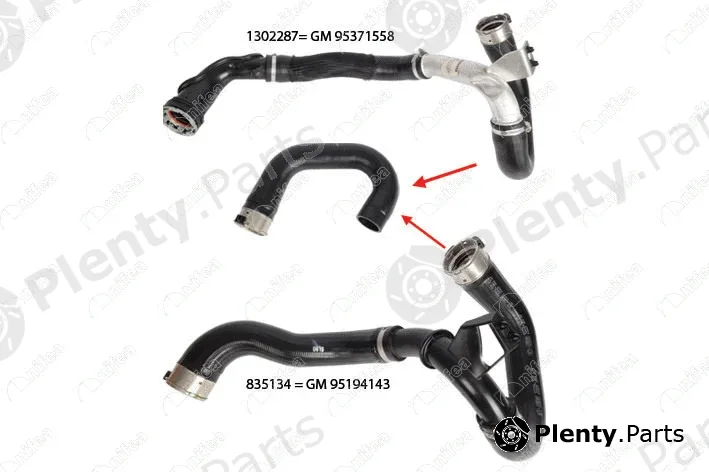 Nifea 21724 — Charge Air Hose
