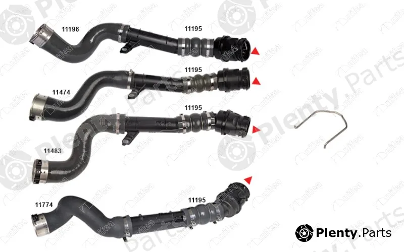 Nifea 11014 — Fastening Clamp, charge air hose