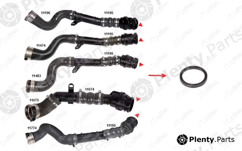 Nifea 11013 — Seal Ring, charge air hose