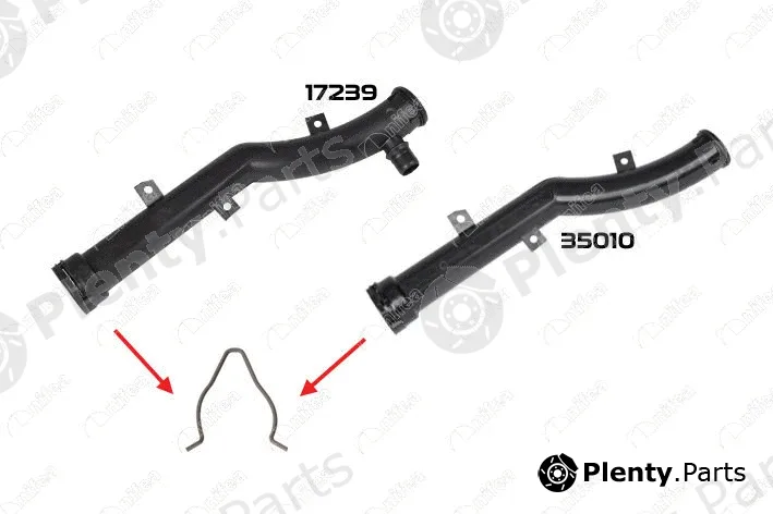 Nifea 17192 — Retaining Spring, coolant pipe
