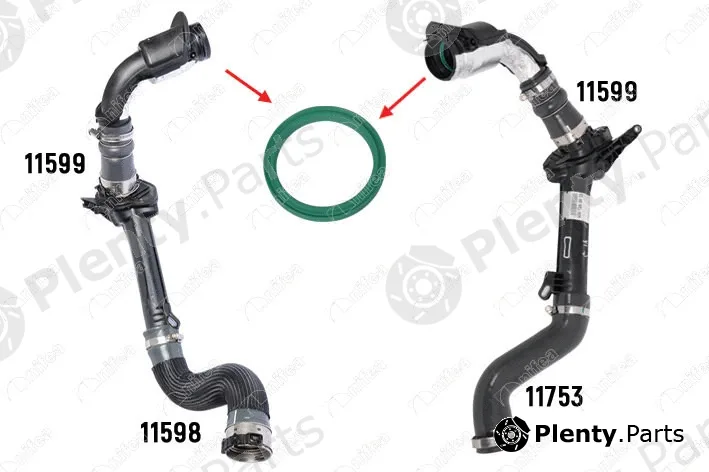 Nifea 11484 — Seal Ring, charge air hose